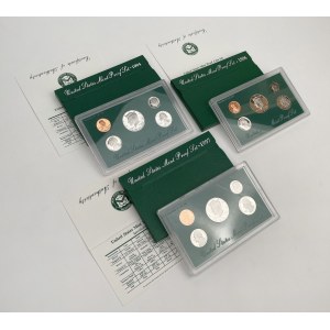 USA, Proof Set 1994, 1996 and 1997 - S - set (3pcs)