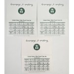 USA, Proof Set 1994, 1996 and 1997 - S - set (3pcs)