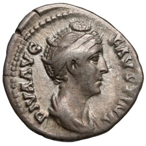 Faustina I the Elder (138-141 AD) Posthumous denarius, Rome