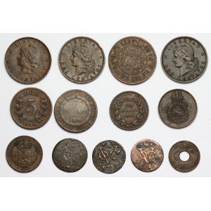Argentina, Norway, India... - set (13pcs)