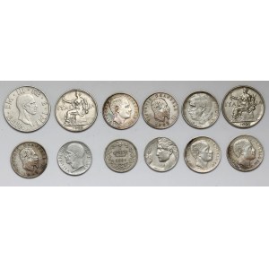Italy, coin set 1863-1940 (12pcs)