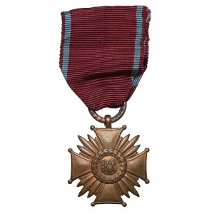 People's Republic of Poland, Bronze Cross of Merit - with 'RP' monogram - Caritas stamping plant