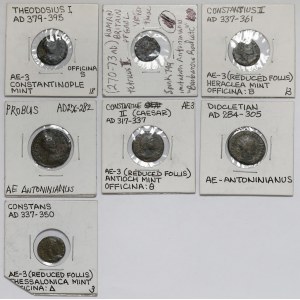 Roman Empire, Follis and Antoninians - set (7pcs)