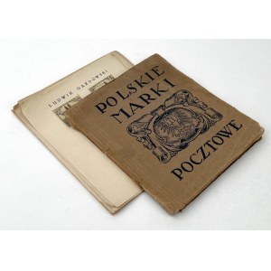 POLISH POSTAL MARKS - Catalog of works of competition for Postal Brands of the Kingdom of Poland + 12 additional loose cards