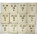 POLISH POSTAL MARKS - Catalog of works of competition for Postal Brands of the Kingdom of Poland + 12 additional loose cards