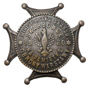 Badge, Ministry of the Treasury Treasury - In commemoration of the Defense of Warsaw 1920