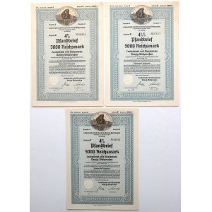 Danzig, Landesbank und Girozentrale... Pfandbrief, 5,000 rmk 1941 (3pc)