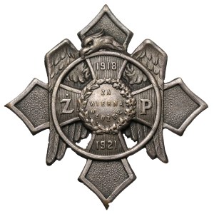 Odznak poľného žandárstva - Za vernú službu 1921