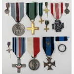 Virtuti Militari cl.V, the Cross of the Home Army and other memorabilia of the WARSAW POWERS.