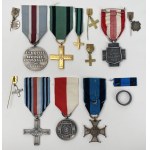 Virtuti Militari cl.V, the Cross of the Home Army and other memorabilia of the WARSAW POWERS.