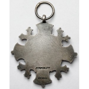 PSZnZ, Polish Jerusalem Cross - in SILVER