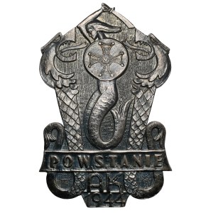 Home Army, AK 1944 Warsaw Uprising commemorative badge - A. Panasiuk