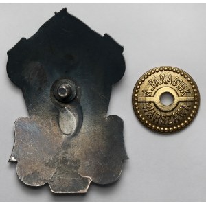 Home Army, AK 1944 Warsaw Uprising commemorative badge - A. Panasiuk