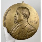 Medallion (30 cm) Henryk Sienkiewicz (Cz. Makowski 1914)