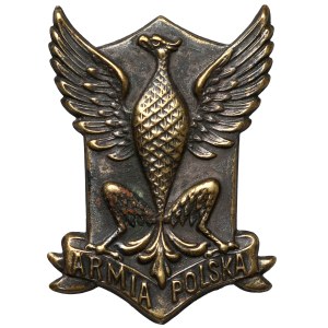 Veterans of Jozef Haller's Blue Army - Veteran's cap / cornet with an EAGLE (Polonia in the USA / Canada ?)