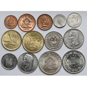 South America - coin set (13pcs)