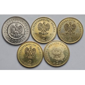 20.000 und 2 Gold 1993-2004 - Satz (5tlg.)