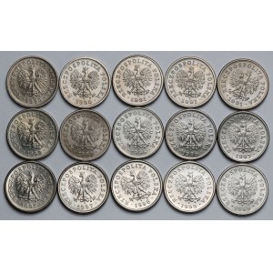 20 pennies 1990-1999 - mint - set (15pcs)