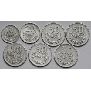10-50 pennies 1949-1972 - set (7pcs)