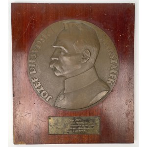 Medalion (26cm) Marszałek Józef Piłsudski - Mennica