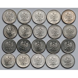 10 groszy 1990-2000 - mennicze - zestaw (20szt)