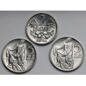 2 und 5 Gold 1959-1970 - Satz (3 Stück)