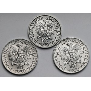 2 und 5 Gold 1959-1970 - Satz (3 Stück)