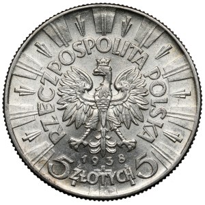Pilsudski 5 zlotys 1938