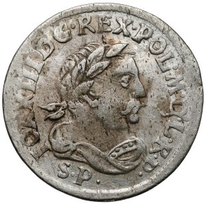 John III Sobieski, Szóstak Bydgoszcz 1684 - initials SP - rare