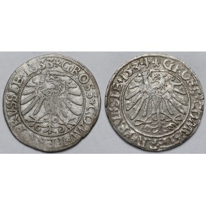Zygmunt III Waza, Grosze Toruń 1533 i 1534 - zestaw (2szt)