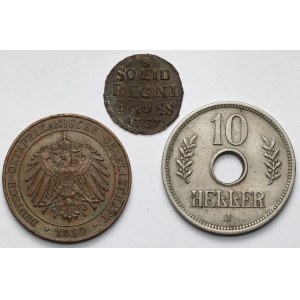 Prussia and German Colonies, Coinage coins - set (3pcs)