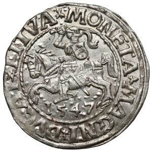 Sigismund II Augustus, Half-penny Vilnius 1547