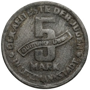 Ghetto Lodz, 5 marks 1943 Mg