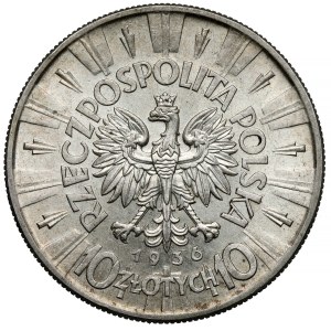 Pilsudski 10 zlotys 1936