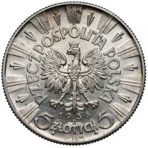 Pilsudski 5 zlotys 1938