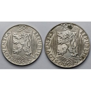 Czechoslovakia, 50-100 korun 1949 - set (2pcs)