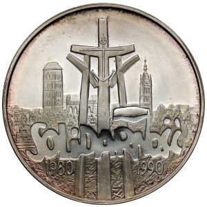 100,000 PLN 1990 Solidarity - variety A