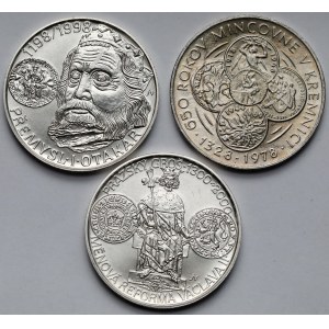 Česká republika, 50-200 korún 1978-2000 - sada (3ks)