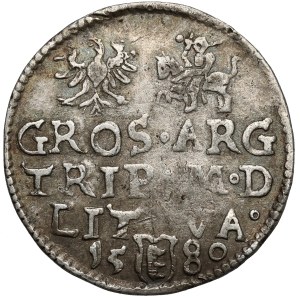 Stefan Batory, Trojak Vilnius 1580 - (III)