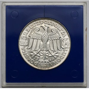 Sample SILVER 100 zlotych 1966 Mieszko and Dabrowka - heads