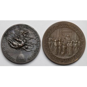 Watykan, Medale Pius XII - zestaw (2szt)