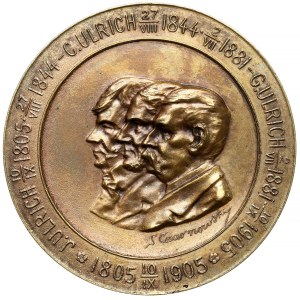 Medal Zakłady Ogrodnicze Urlichów w Warszawie 1905