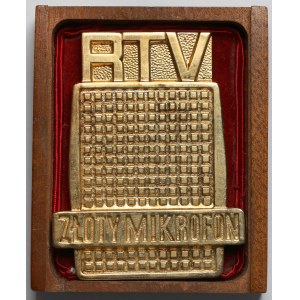 Medal, Golden Microphone - for Klemens Bialek 1974