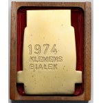 Medal, Golden Microphone - for Klemens Bialek 1974