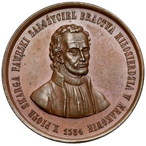 Medal Peter Skarga 1884 - founding of the Brotherhood of Mercy
