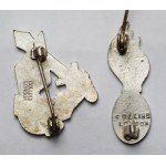 PSZnZ, Commemorative badges - Collins, London - set (2pcs)
