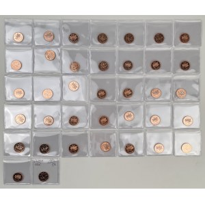 Canada, 1 cent 1979-1988 - set (37pcs)