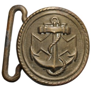 PRL (?) Navy, Officer's belt buckle - early