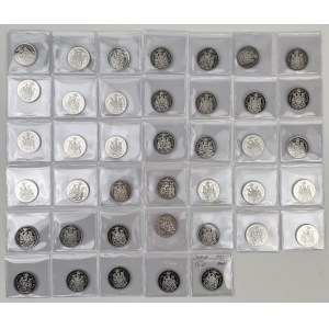 Canada, PROOF 50 cents 1979-1989 - set (40pcs)