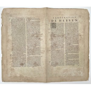 Map of Hesse / Hassia Landgraviatus, W. Bleau 1659